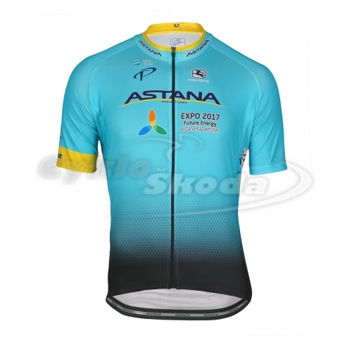 Dres krátký rukáv profi týmu ASTANA 2017