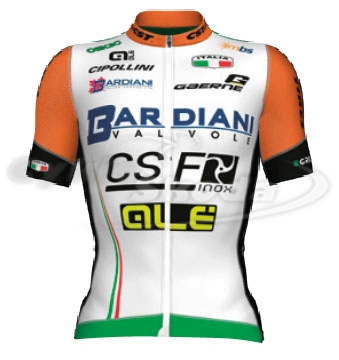 Dres krátký rukáv CLONE profi týmu BARDIANI CSF 2017