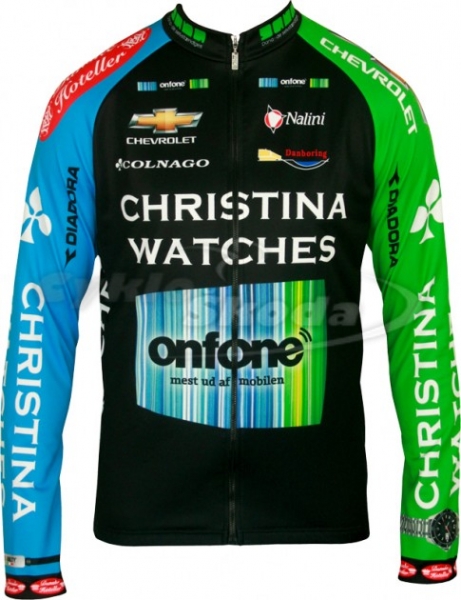 Dres dlouhý rukáv profi týmu CHRISTINA WATCHES 2013