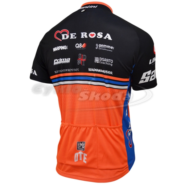 Dres krátký rukáv profi týmu DE ROSA 2016