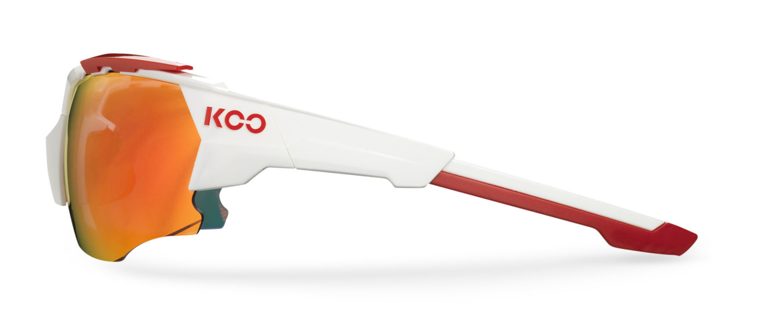 Brýle KOO ORION WHITE RED red mirror lenses