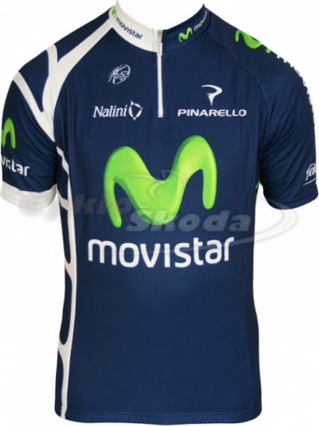 Dres krátký rukáv profi týmu MOVISTAR 2011