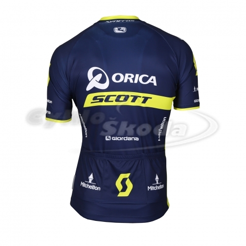 Dres krátký rukáv profi týmu ORICA SCOTT 2017