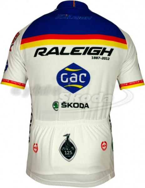Dres krátký rukáv profi týmu RALEIGH 2012