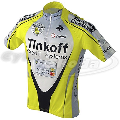 Dres krátký rukáv profi týmu TINKOFF 2008