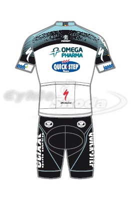 Kraťase se šrákama profi týmu OMEGA PHARMA - QUICKSTEP 2013