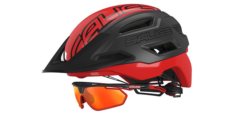 Cyklistická přilba Salice STELVIO BLACK RED