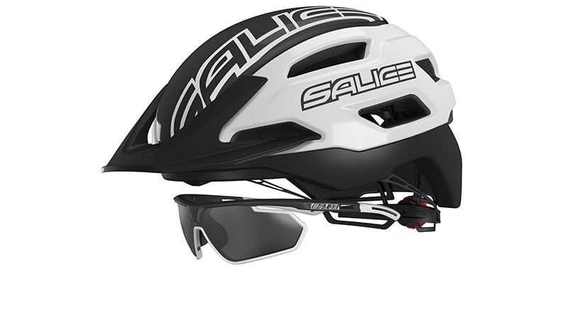 Cyklistická přilba Salice STELVIO WHITE BLACK