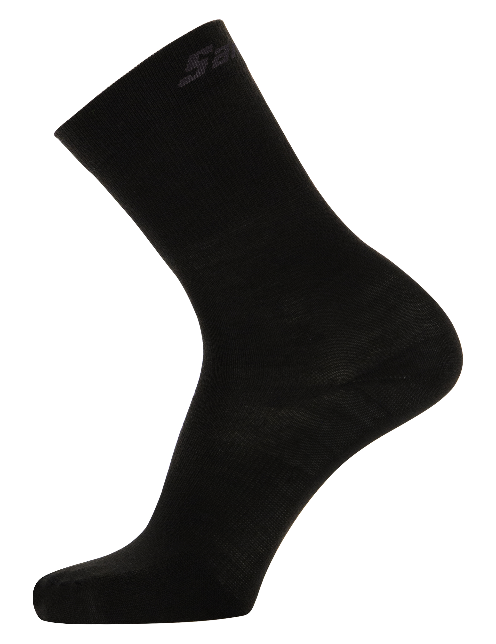 Santini Wool black - zimní ponožky