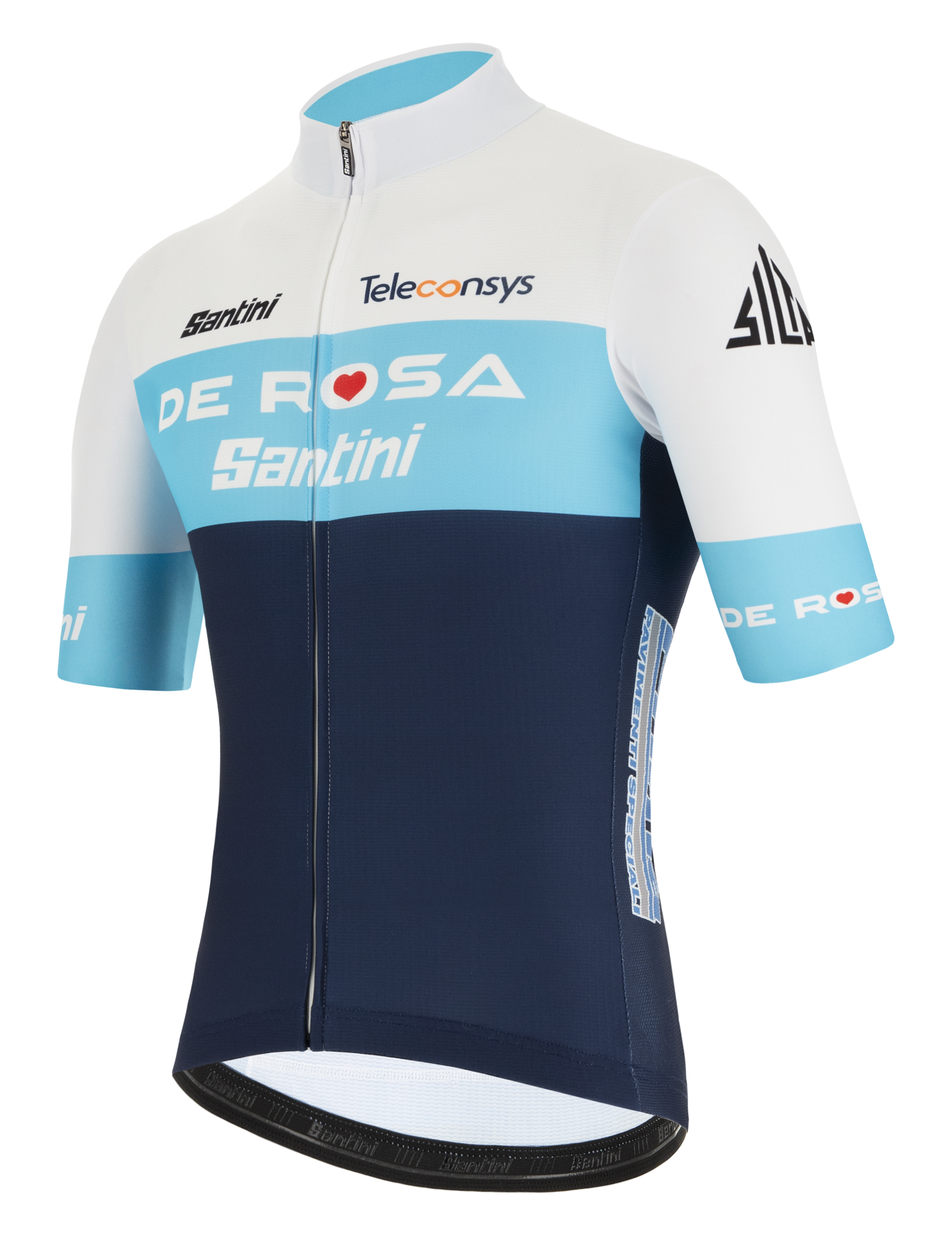 Dres krátký rukáv profi týmu DE ROSA SANTINI 2021