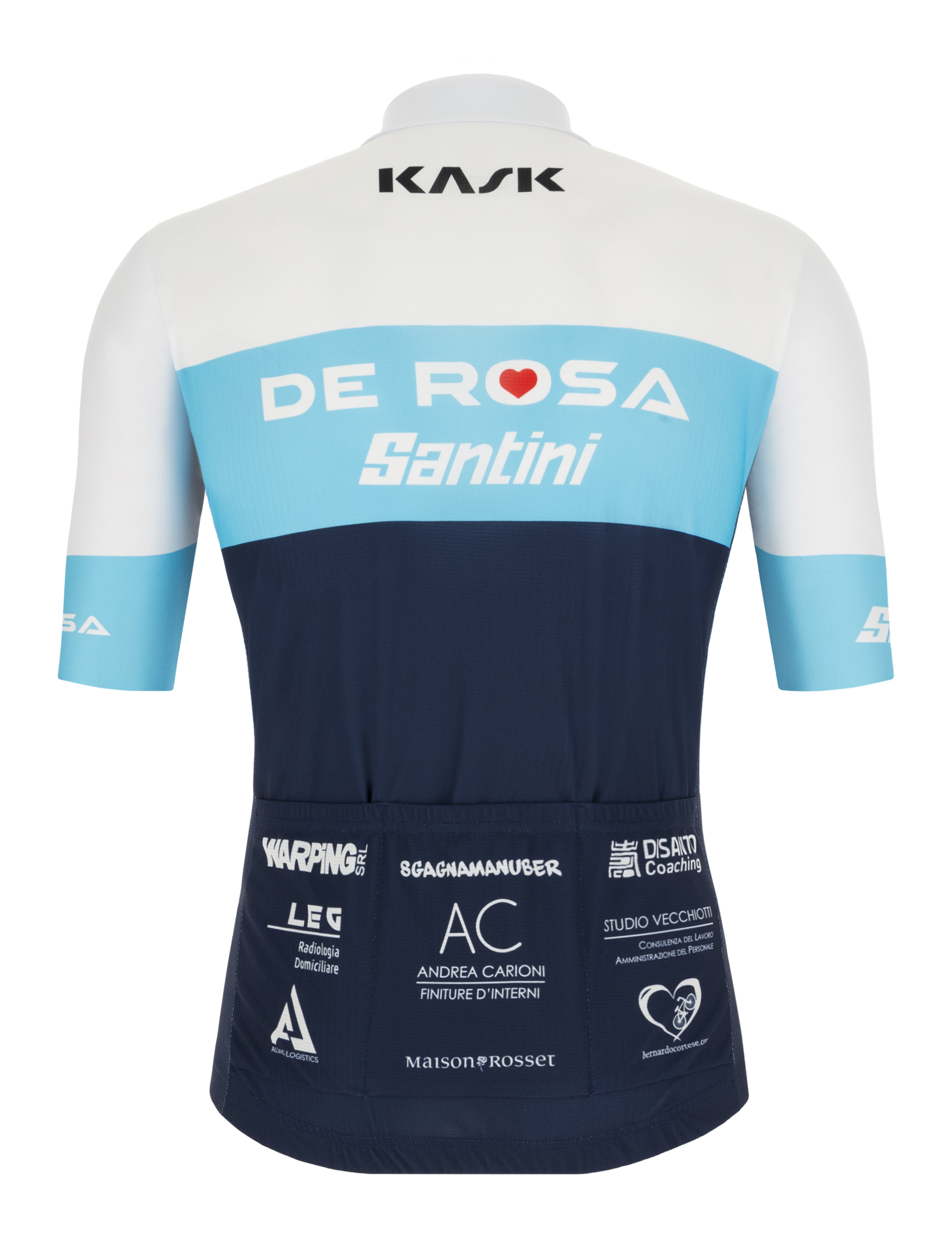 Dres krátký rukáv profi týmu DE ROSA SANTINI 2021