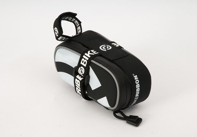 Ribbon SiO2 BAG XS black podsedlová taštička