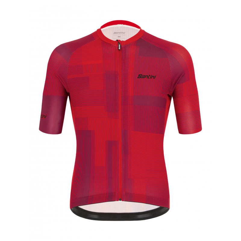 Santini Karma Kinetic red - dres kr.rukáv