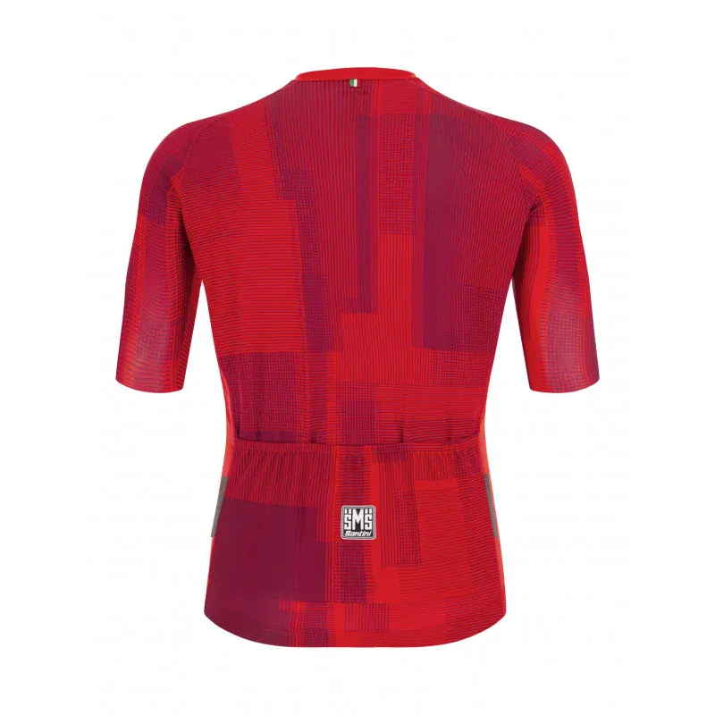 Santini Karma Kinetic red - dres kr.rukáv
