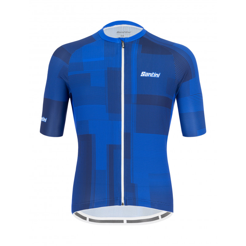 Santini Karma Kinetic blue - dres kr.rukáv