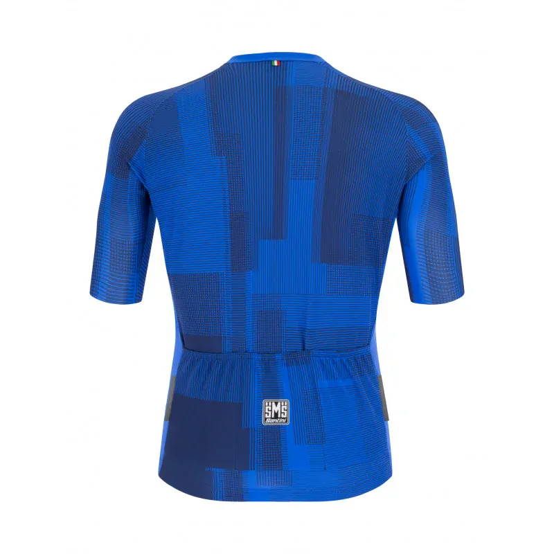 Santini Karma Kinetic blue - dres kr.rukáv