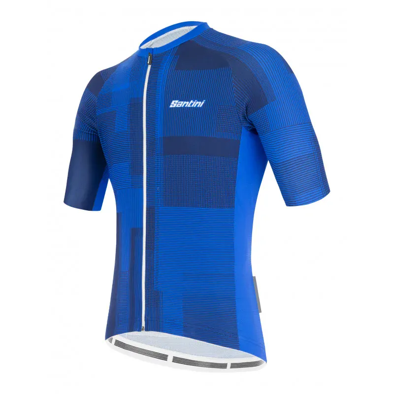 Santini Karma Kinetic blue - dres kr.rukáv