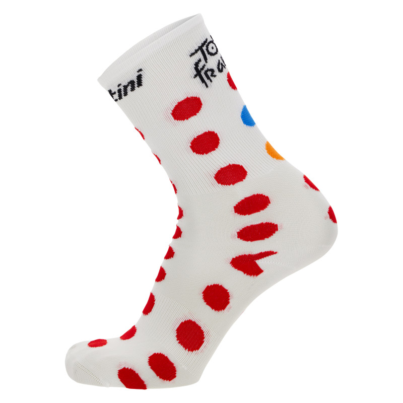 Santini Tour de France puntíkované ponožky