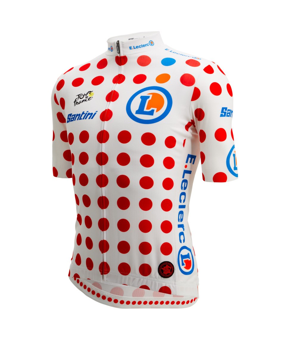 Santini Tour de France puntíkovaný cyklistický dres