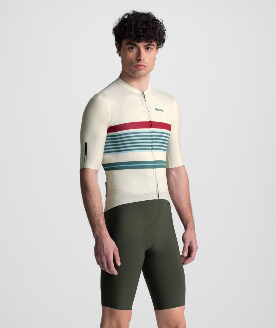 Santini Bengal Evo unisex cyklistický dres cappuccino