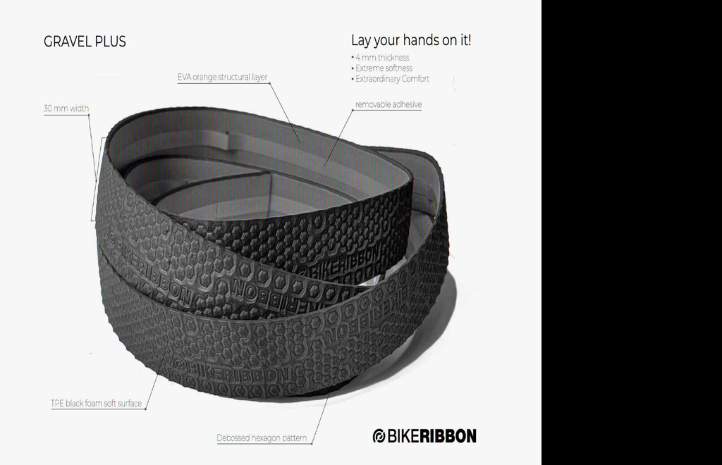 Ribbon Bike Gravel Plus omotávka černá