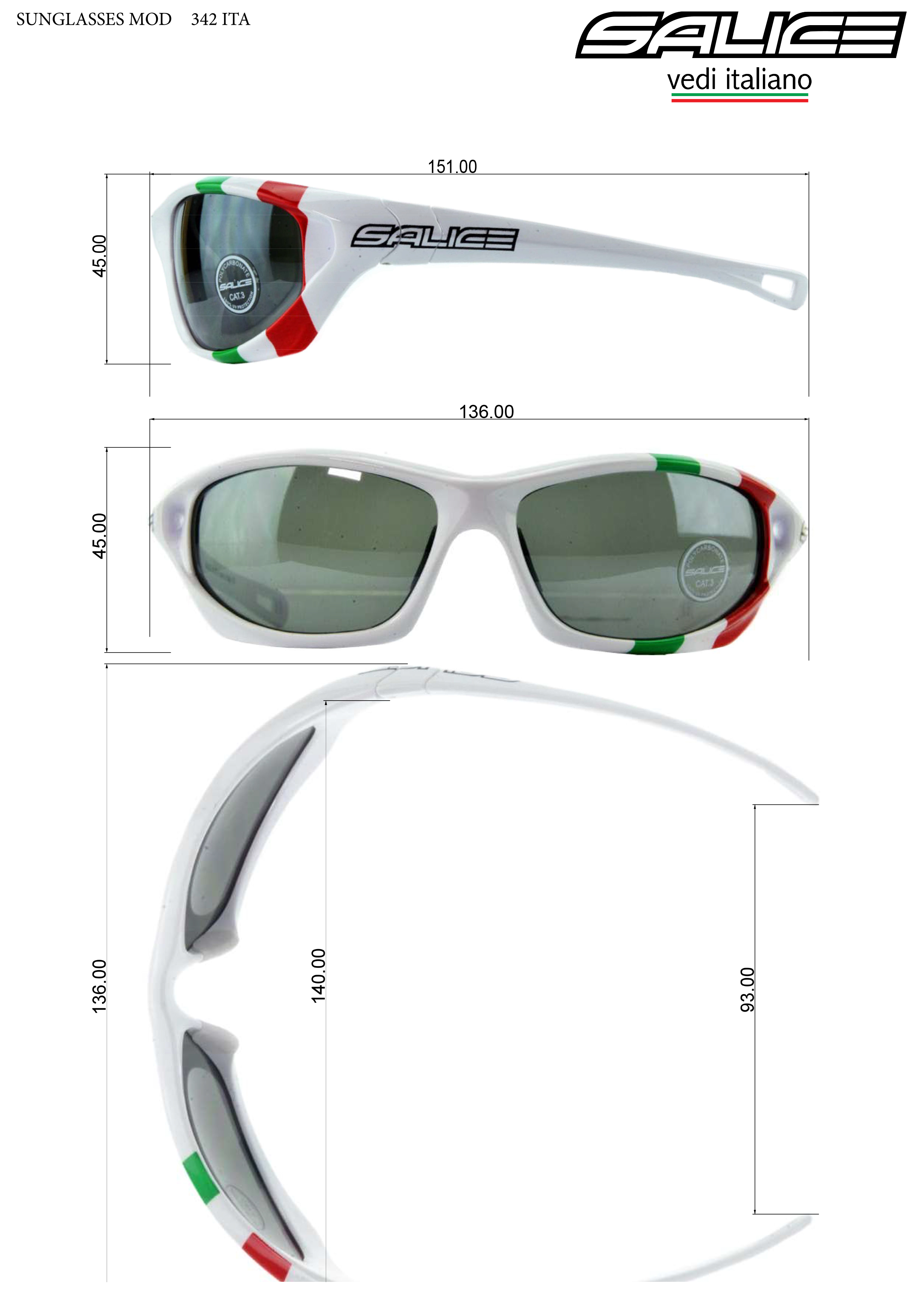 Brýle Salice 342 GUN