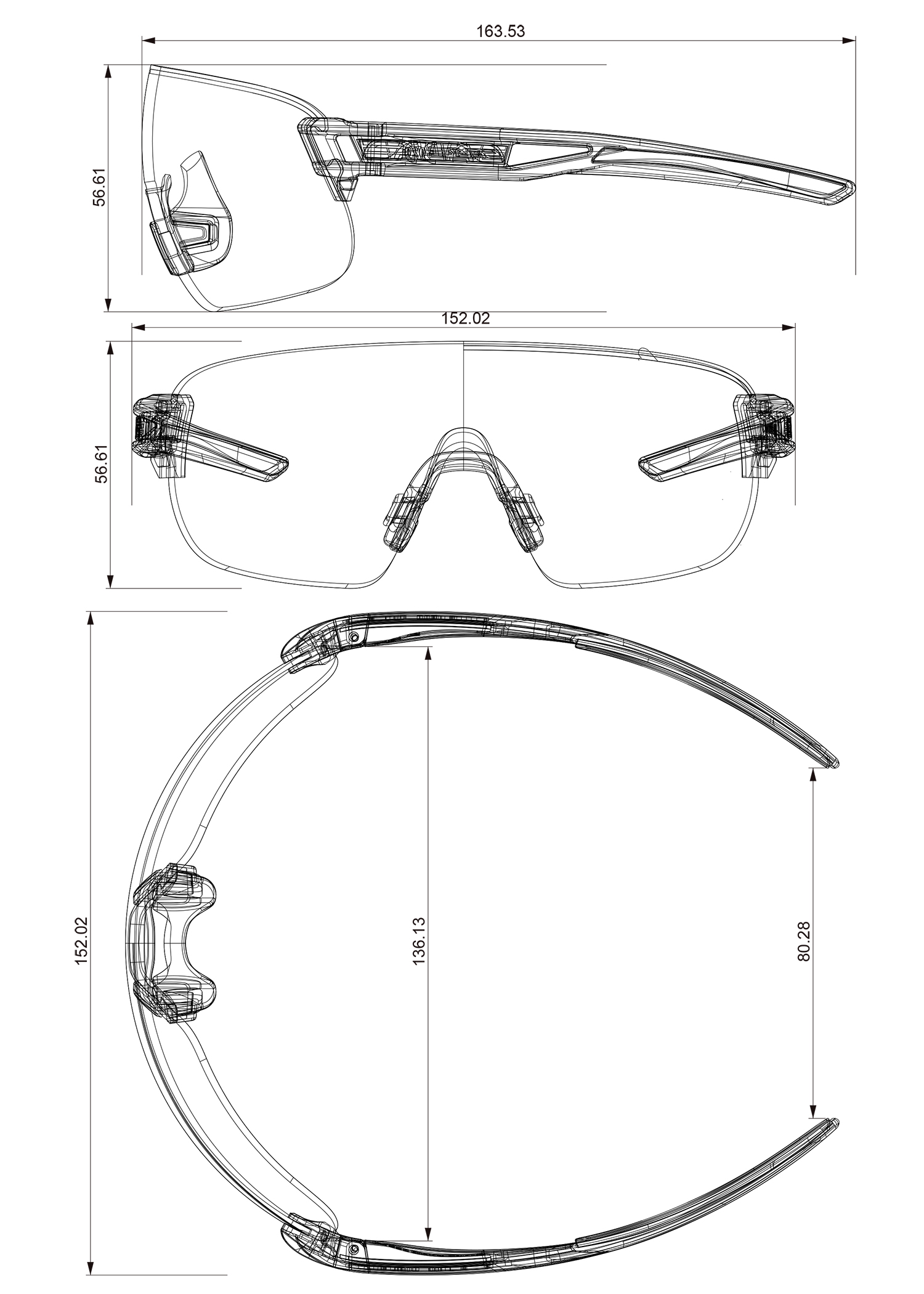 Brýle Salice 021 CRYSTAL BLUE