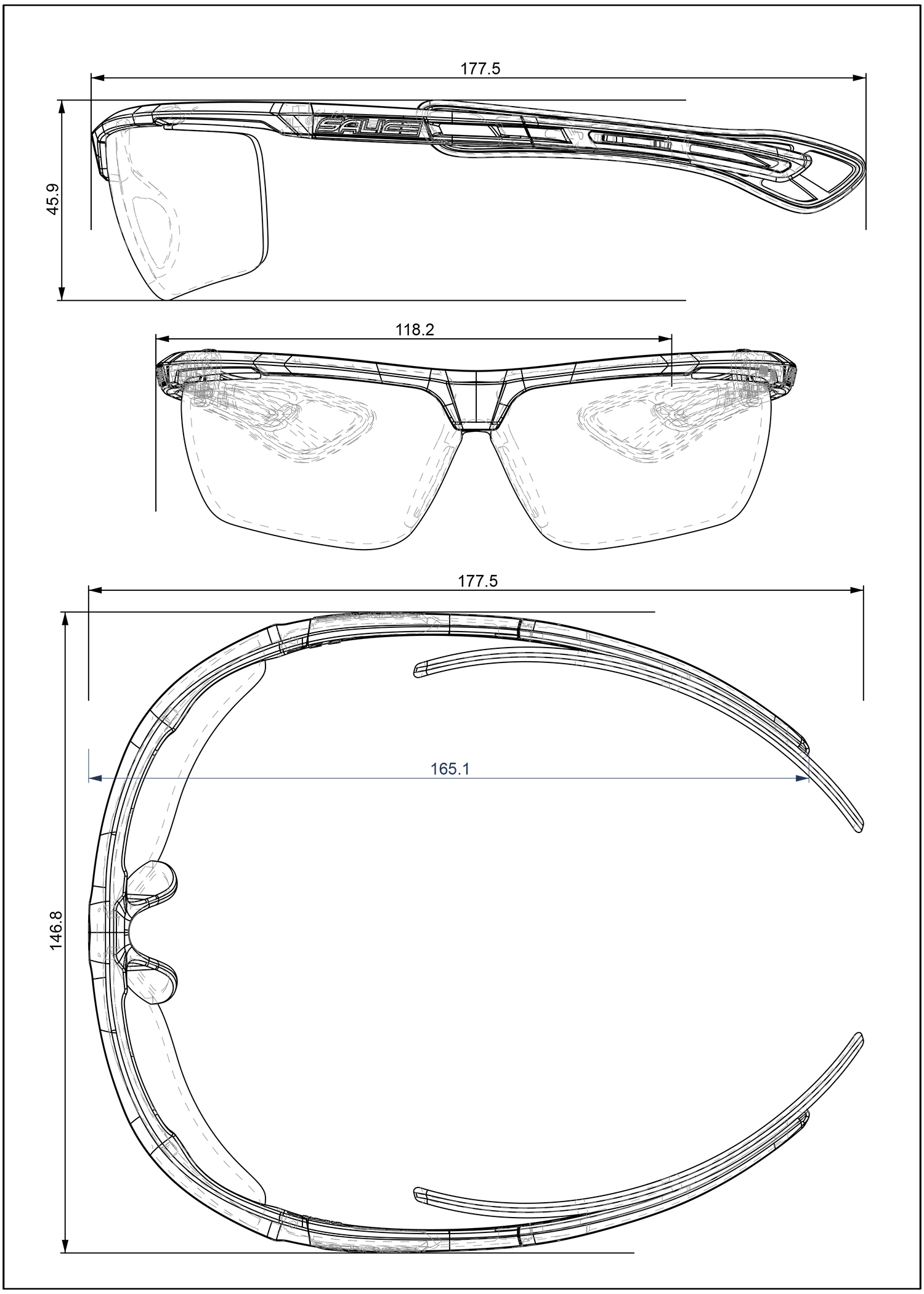 Brýle Salice 019 crystal