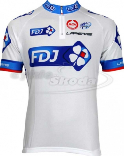 Dres krátký rukáv profi týmu FRANCAISE DES JEUX 2011