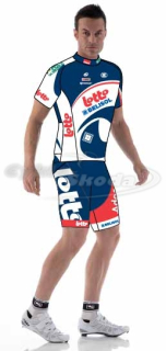 Dres krátký rukáv profi týmu LOTTO - BELISOL 2012
