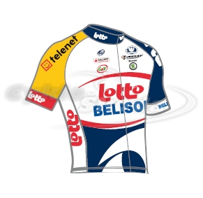 Dres krátký rukáv profi týmu LOTTO BELISOL 2013