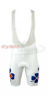 Kraťasy se šrákama - bílé profi týmu FRANCAISE DES JEUX 2010