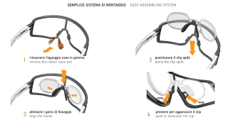 Salice B6 dioptrický klip clear