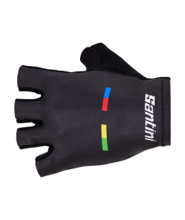Santini UCI mistr světa rukavičky černé