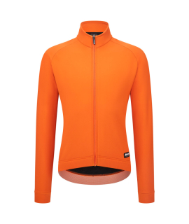 Santini Ready to Ride orange zimní cyklistická bunda